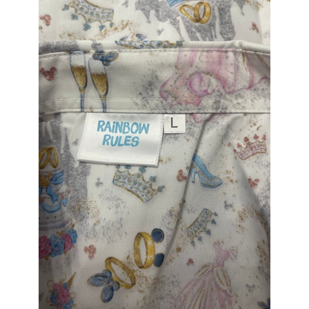 Happily Ever After Men’s Button Up Shirt Size L New Without Tags - Picture 5 of 5